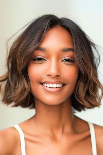 Textured Wavy Bob