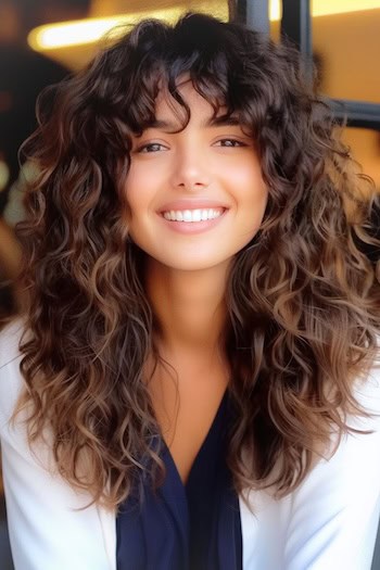 Long Layered Curls