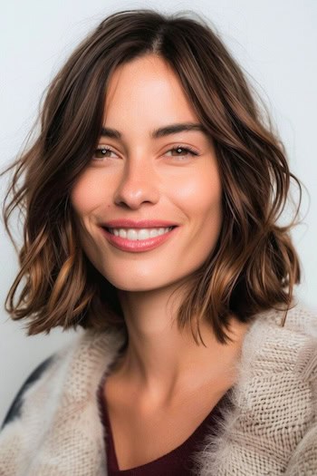 Wavy Long Bob