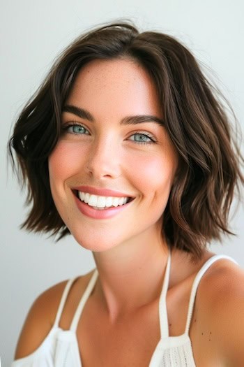 Wavy Layered Bob