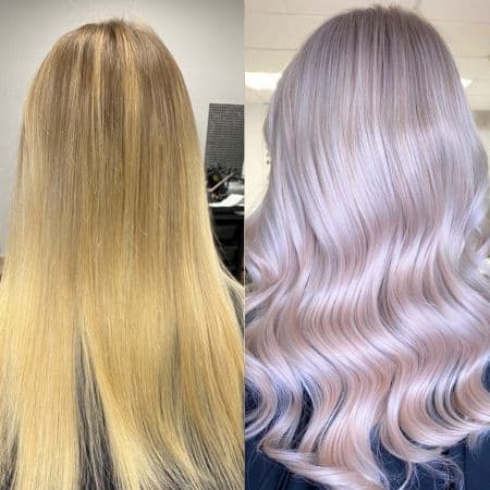 Warm Blonde to Multi-Tonal Cool Blonde