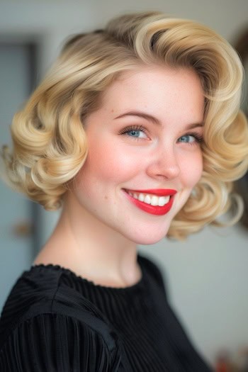 Retro-Inspired Finger Waves