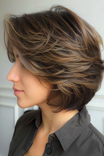 Short Feathered Layers