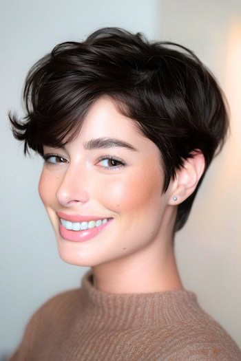 Pixie With Side-Swept Bangs