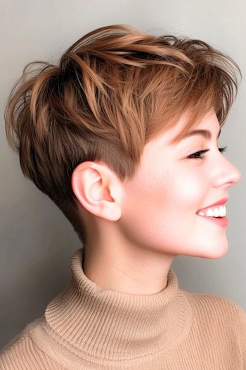 Layered Pixie with Undercut