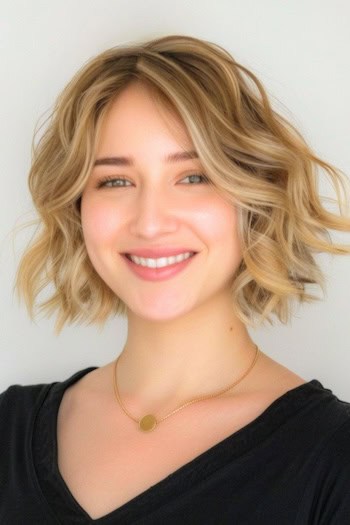 Bouncy Wavy Bob