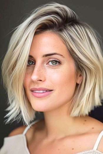 Voluminous Layered Bob