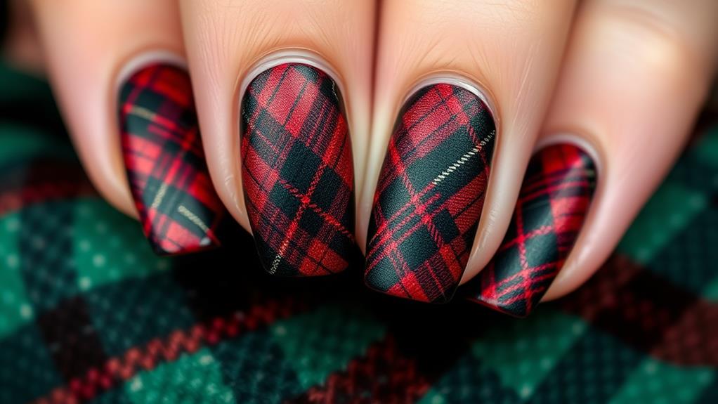 cheerful holiday nail designs