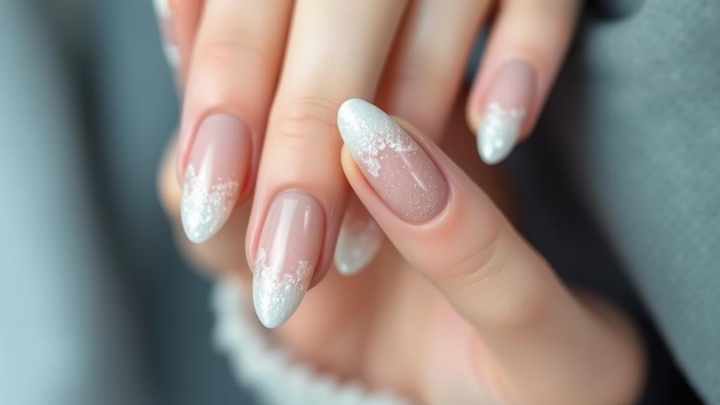 chic almond nail design