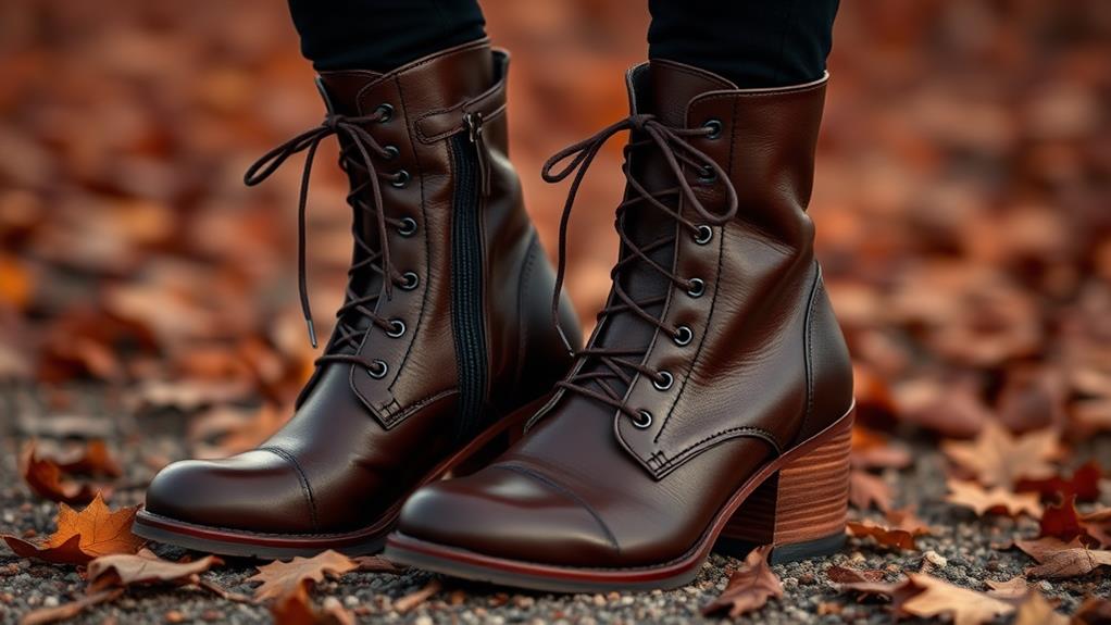 chic lace up boot fashion