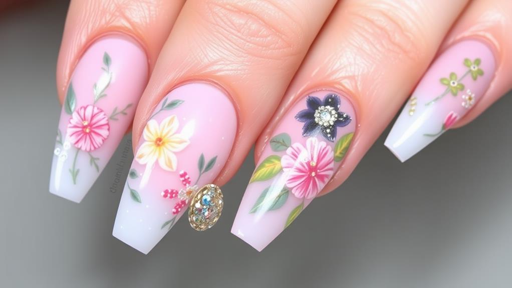 colorful fun nail art