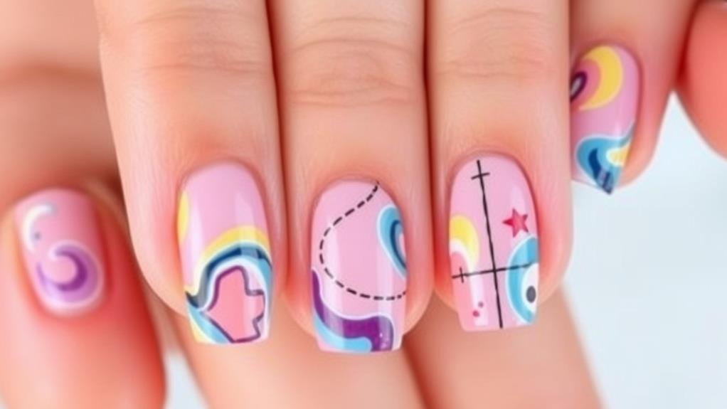 creative short nail designs