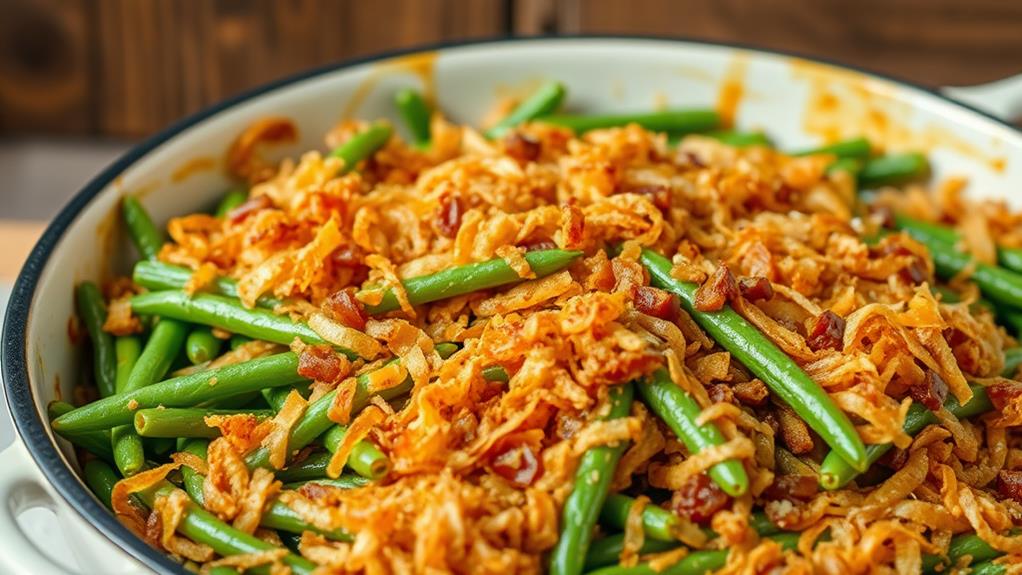 crispy onion green bean casserole