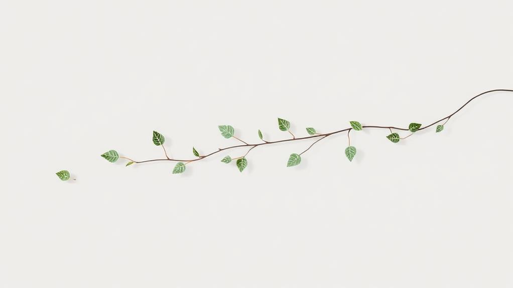 delicate ivy leaf design