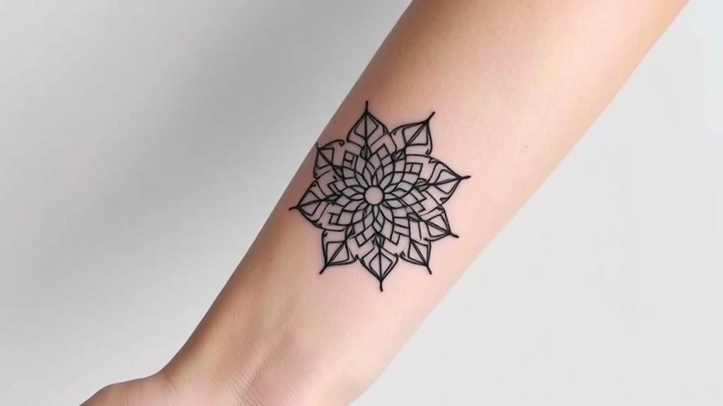 detailed mandala tattoo design