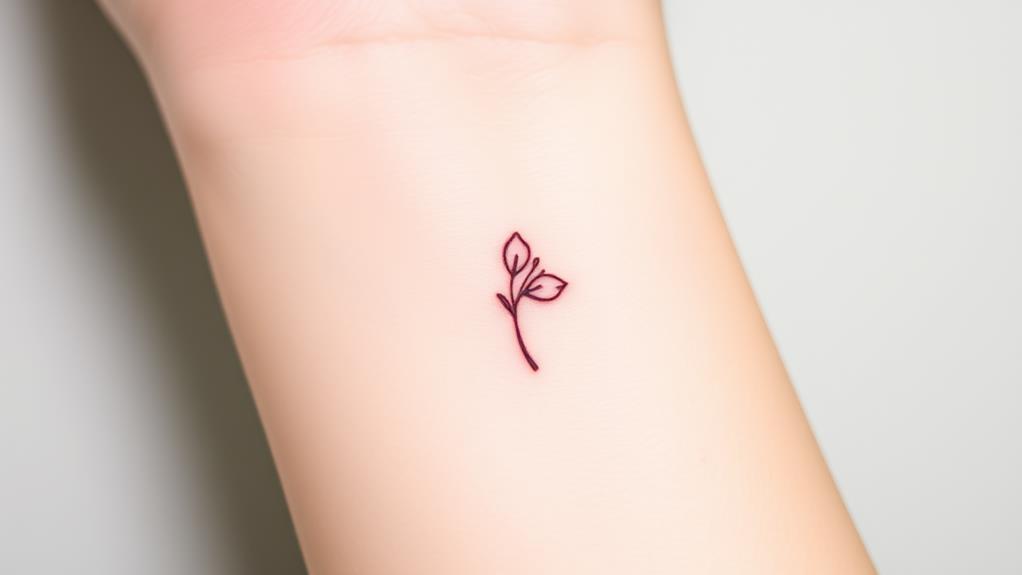 elegant cherry blossom leaf