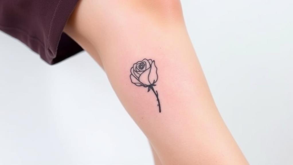 elegant floral calf ink