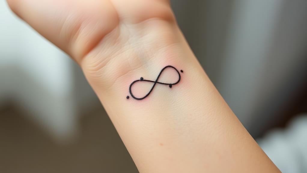 elegant infinite design inked