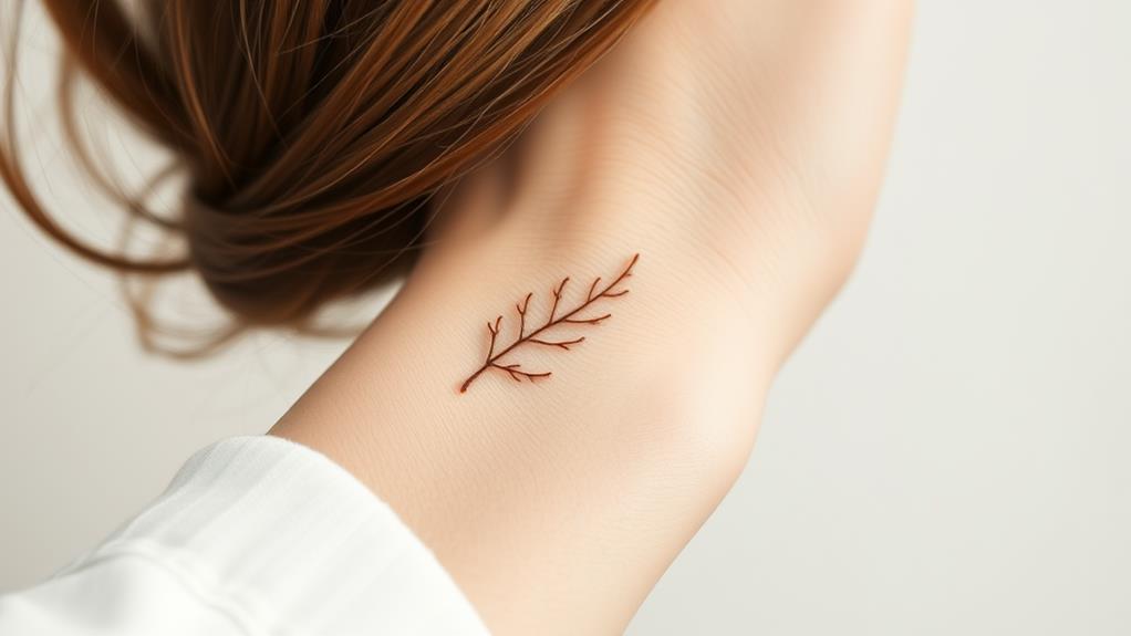 elegant leaf design aesthetic