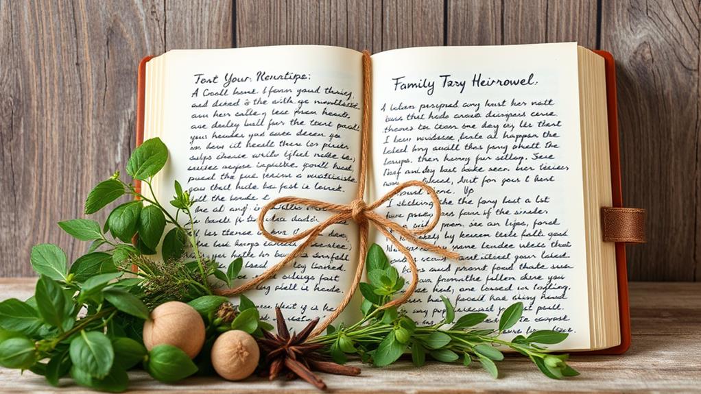 family recipe personalized cookbook