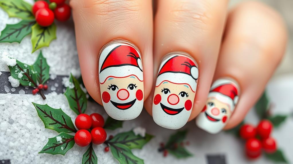 festive santa claus decorations