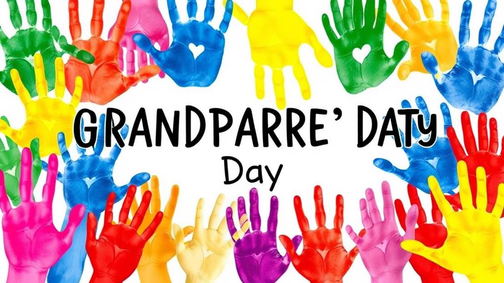 handprint card for grandparents