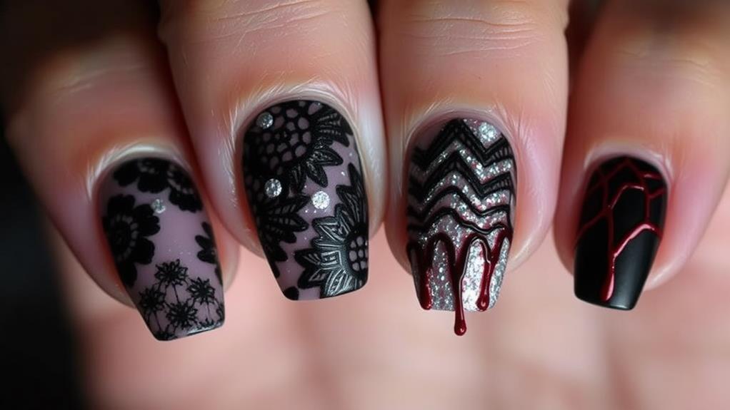 hauntingly creative nail art