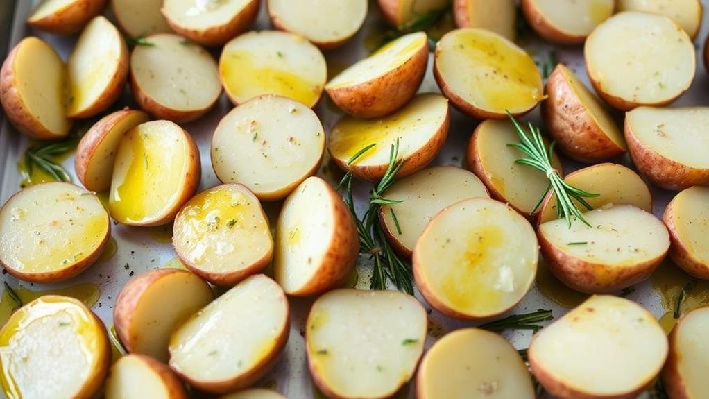 herb infused roasted potatoes