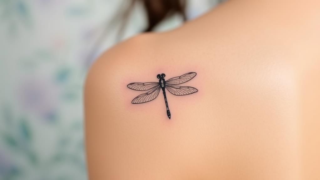 insect perched on skin