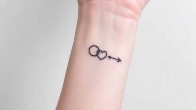 meaningful minimalist date tattoos