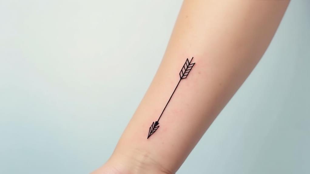 minimalistic arrow ink design