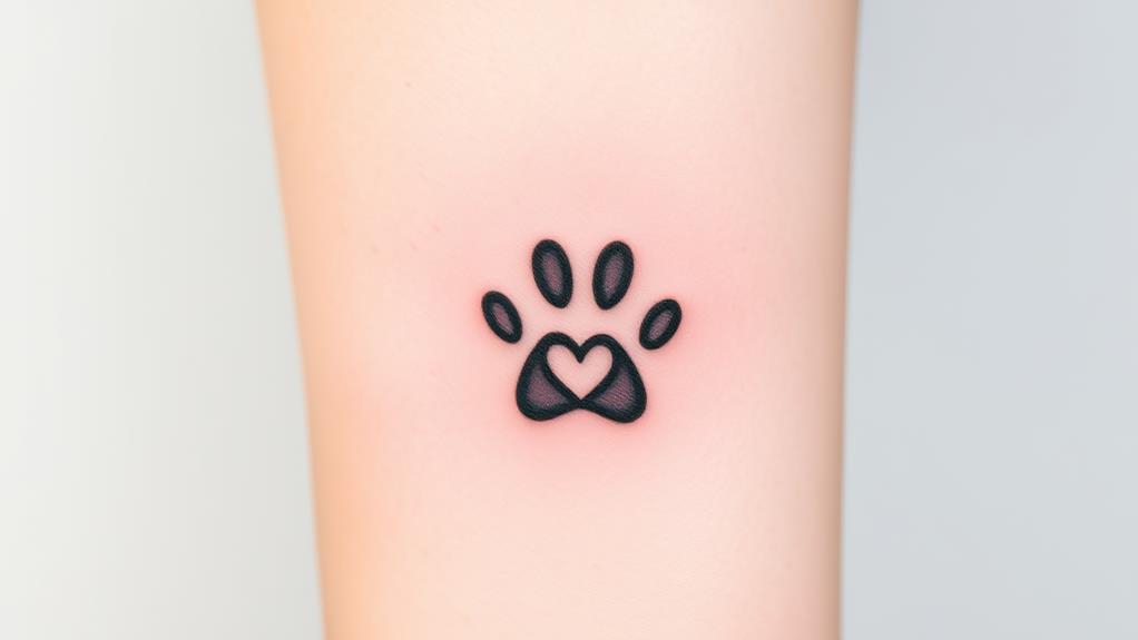 pet memorial tattoo design