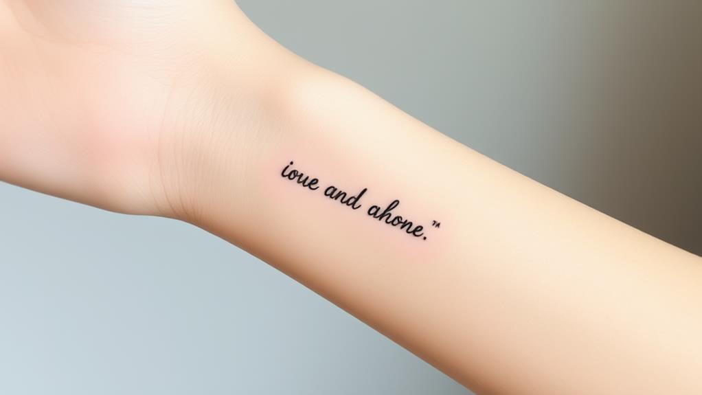 simple inked inspirational phrases