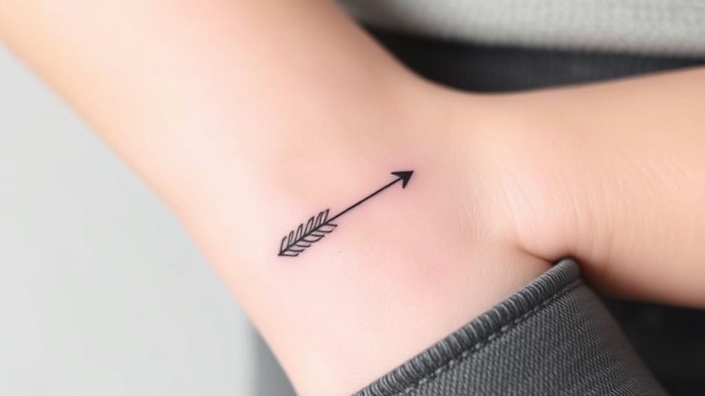 sleek minimalist arrow ink