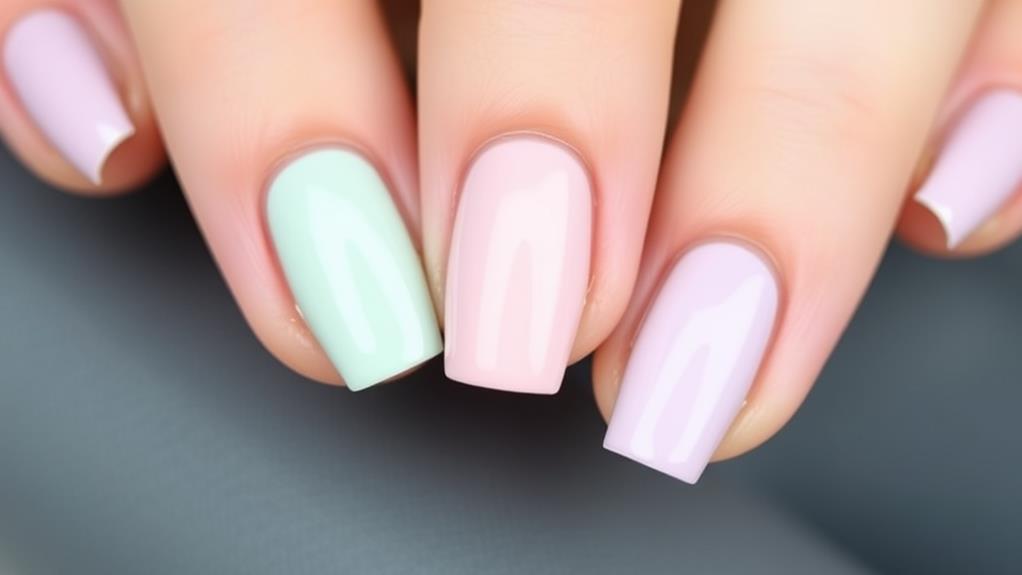 soft colors for nails