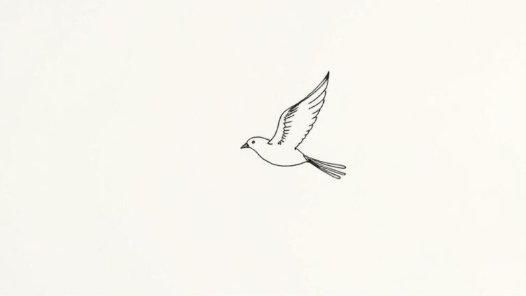 stylish minimalist bird tattoos