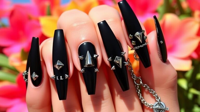 trending summer coffin nails