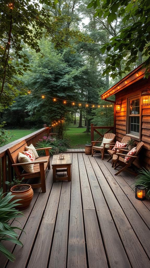 charming rustic farmhouse patio