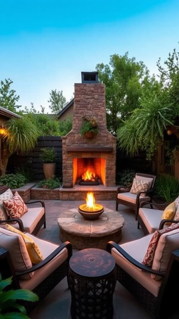 chic outdoor living spaces