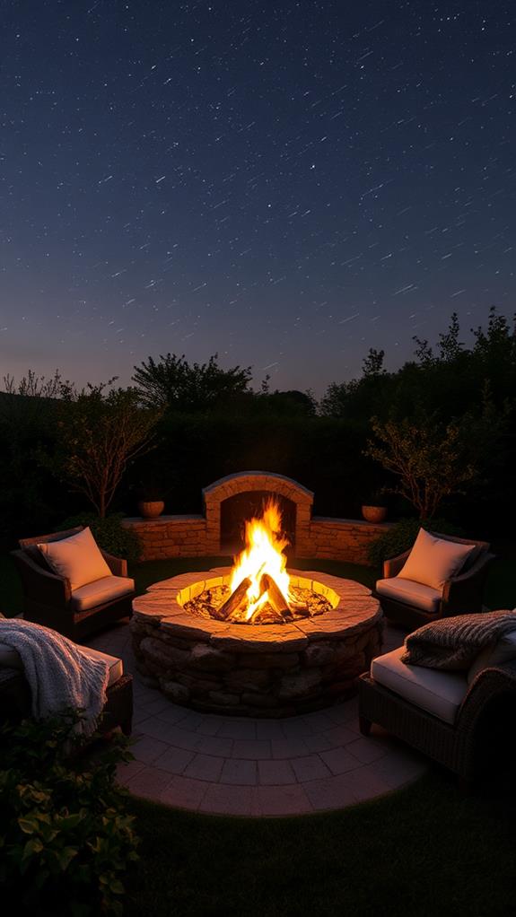 creative backyard fire pits