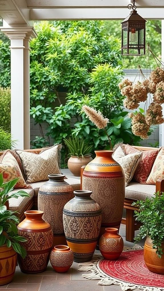 creative bohemian ceramic decor