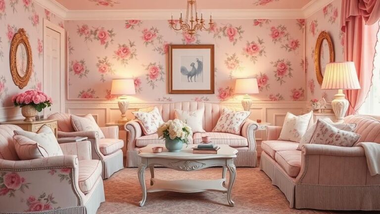 feminine inviting living room