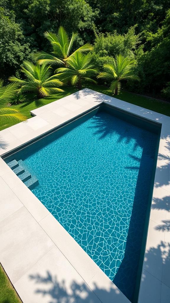 geometric pool design trends