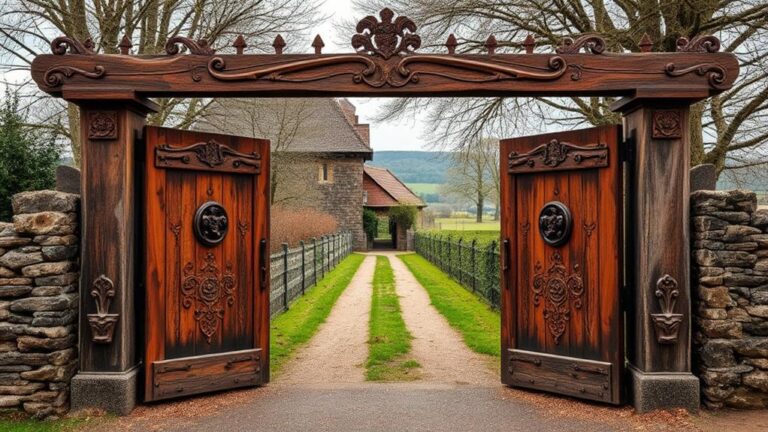 inspiring charming farmhouse entrances