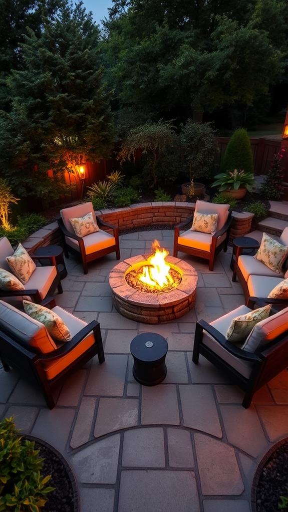 inviting outdoor gathering space