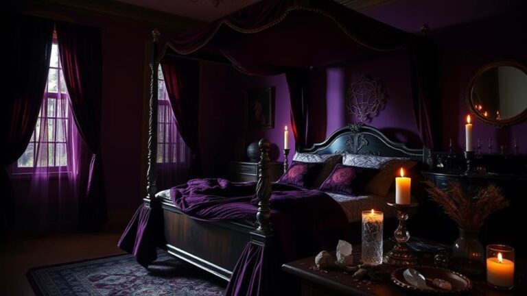 mystical witchy bedroom retreat