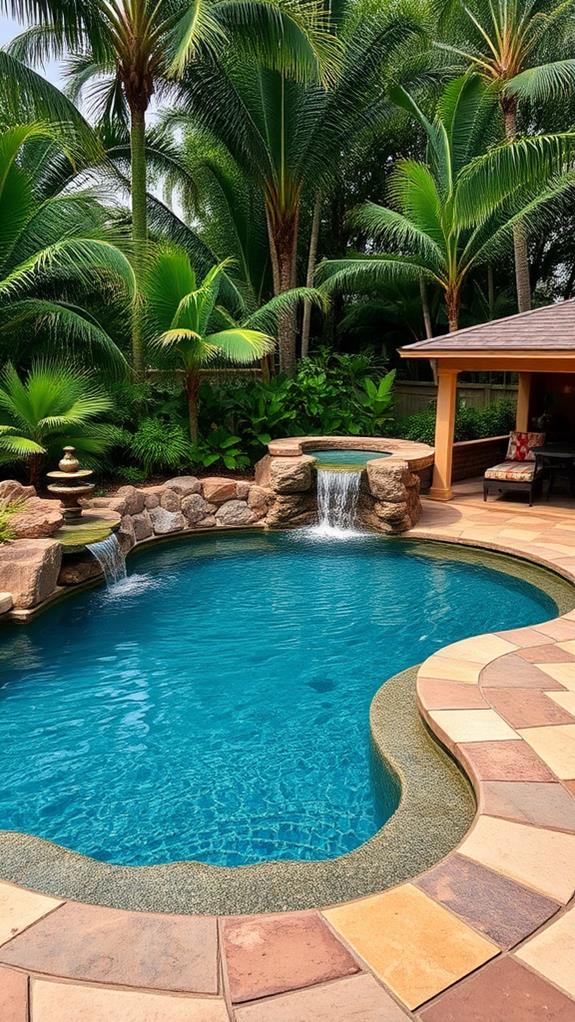 naturalistic freeform pool design