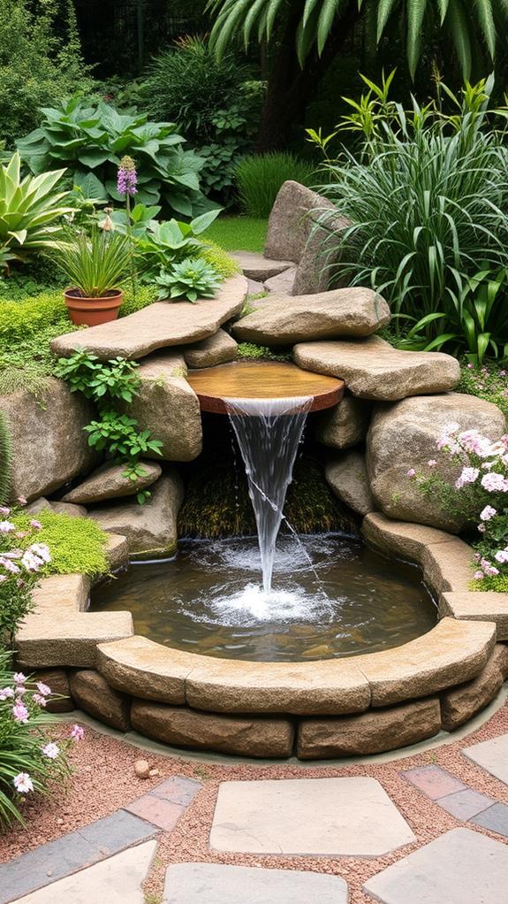 revitalizing garden water features