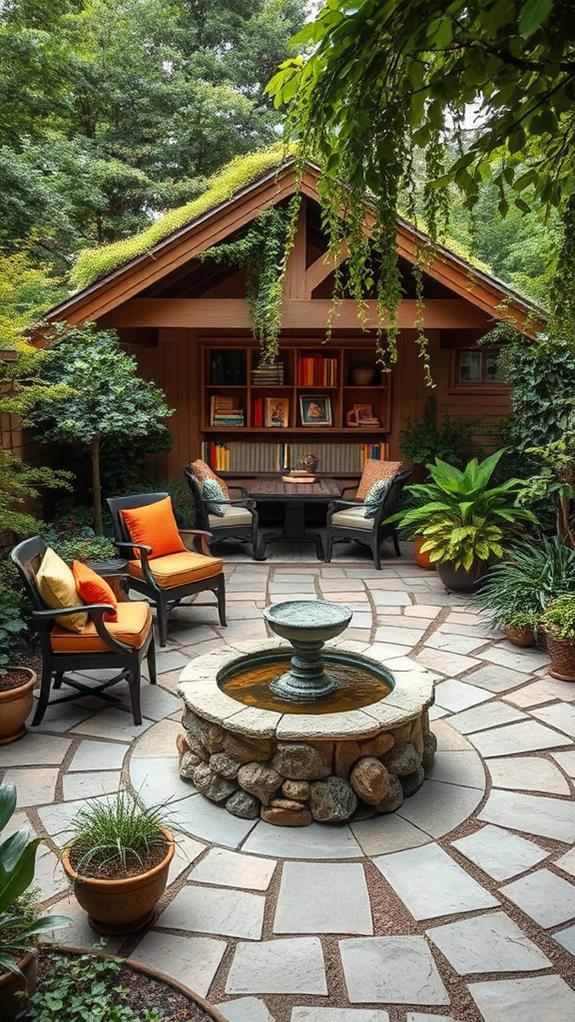 serene al fresco reading space