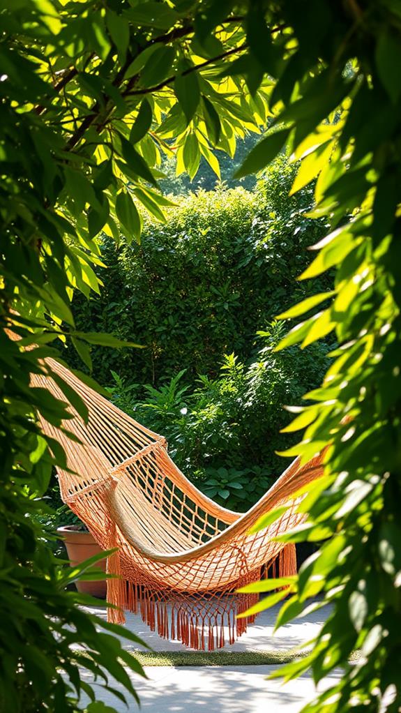 serene hammock retreat space